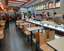 泰安賽尚裝飾工程 打造高效專業的快餐店裝修設計